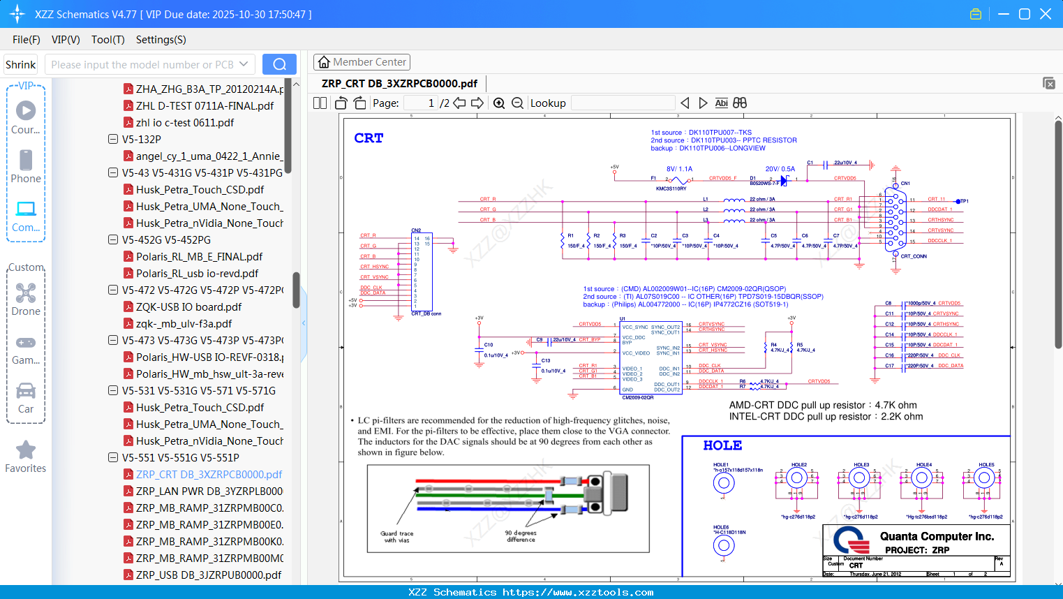 Laptop ACER ZRP_CRT DB_3XZRPCB0000